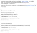 Información de pago