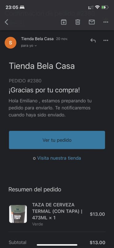 tiendabelacasa.com | soporto@tiendabelacasa.com | Sitio web fraudulento