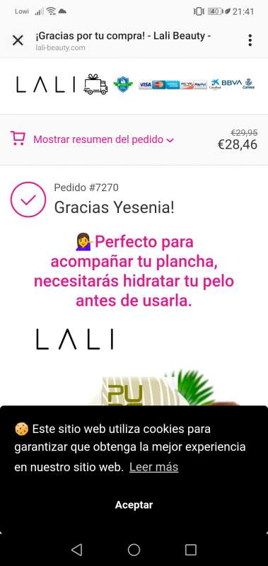 Lali beauty plancha pelo outlet